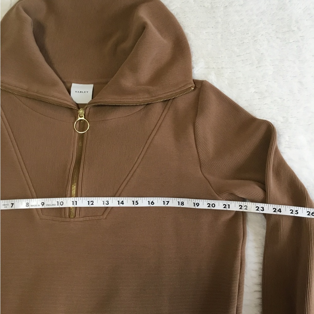 Varley Vine Pullover Sweatshirt Ribbed Ottoman in Rye size medium - Picture 5 of 10
